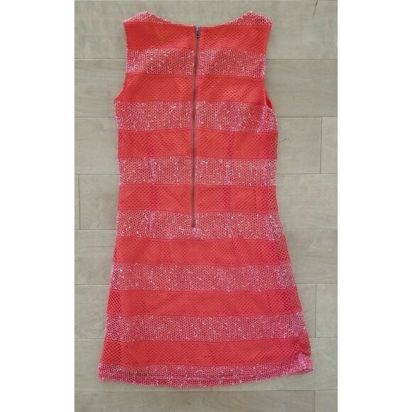 Wanko Orange Sleeveless Dress Polyester and Rayon Size 34 Small - Picture 2 of 4